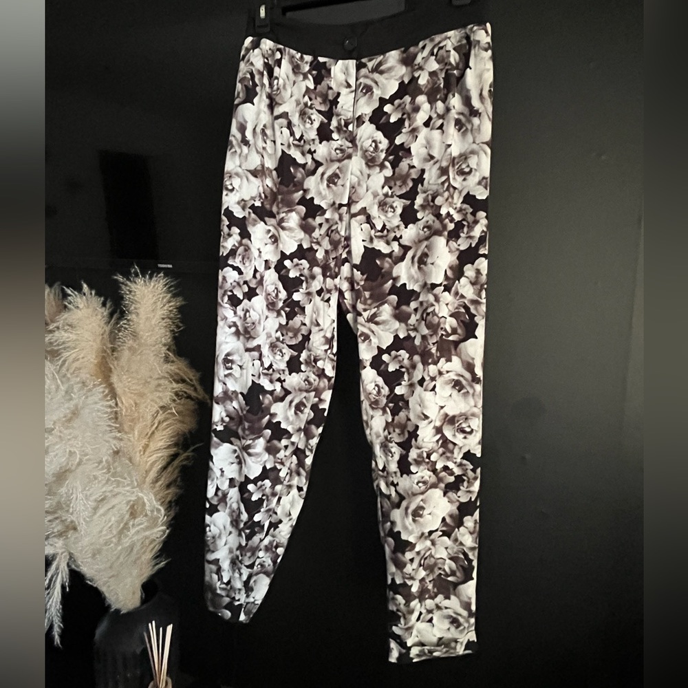 Floral trousers